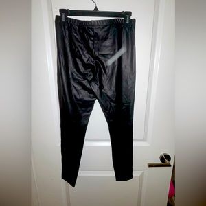 Never worn black faux leather leggings from Vici Collection